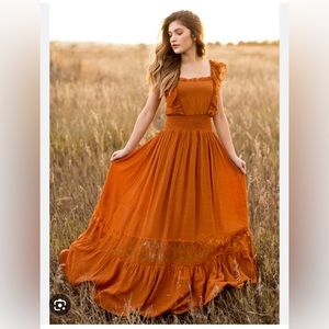 Joyfolie Dawn dress in Spice NWT XS